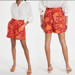 Free People Palo Duro high elastic waist floral shorts size small